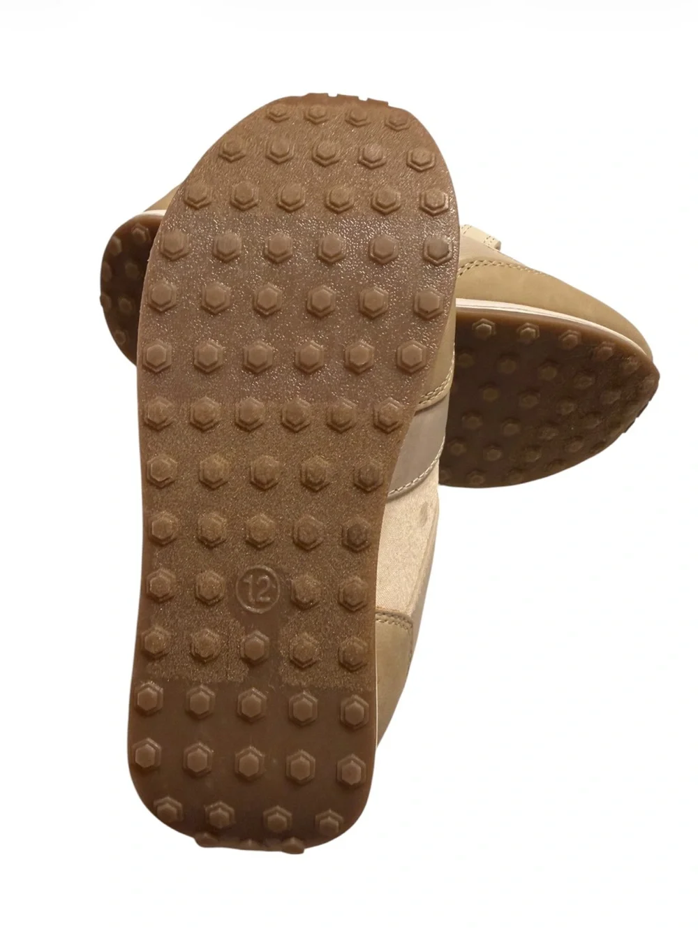 Cat & Jack Charlie Beige Kids Casual Velcro Sneakers  NWT Unisex size 12